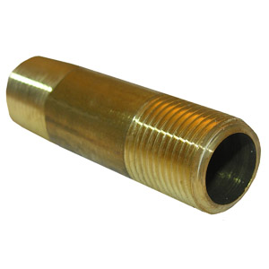 (image for) 3/8 X SHORT BRASS NIPPLE - Click Image to Close