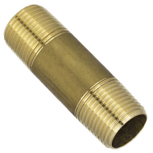 (image for) 3/8 X 2 BRASS NIPPLE - Click Image to Close