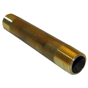 (image for) 3/8 X 4 BRASS NIPPLE - Click Image to Close
