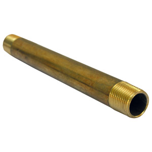 (image for) 3/8 X 6 BRASS NIPPLE