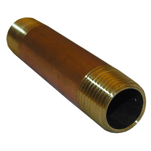 (image for) 1/2 X 4 BRASS NIPPLE - Click Image to Close