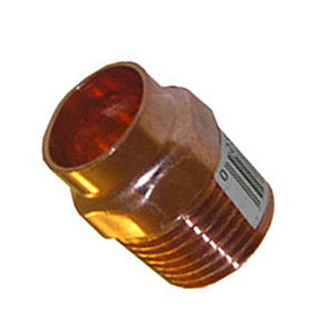 (image for) 1/2 COPPER MALE PIPE THREAD ADAPTER - Click Image to Close