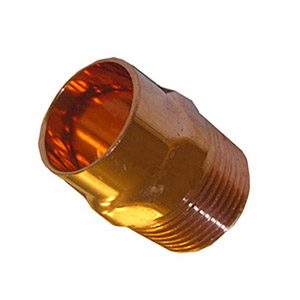 (image for) 3/4 COPPER MALE PIPE THREAD ADAPTER - Click Image to Close