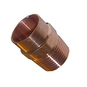 (image for) 1 COPPER MALE PIPE THREAD ADAPTER 5 PACK