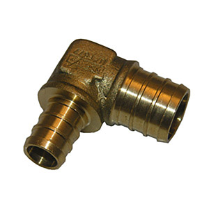 (image for) PEX BRASS 1/2X3/8 ELLBOW - Click Image to Close