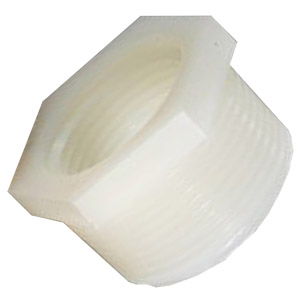 (image for) 3/8 X 1/4 PLASTIC HEX BUSHING - Click Image to Close