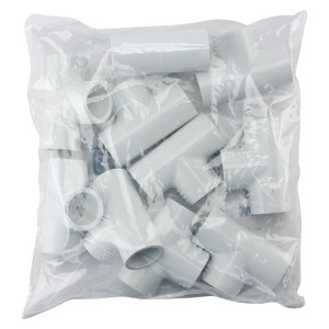 (image for) BAG-10PC 1/2 SSS PVC TEE - Click Image to Close