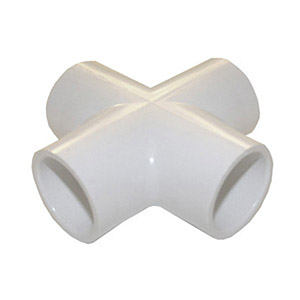 (image for) 3/4" PVC CROSS - Click Image to Close