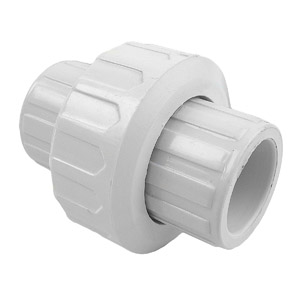 (image for) 1" WHITE S X S PVC UNION SCH40 - Click Image to Close