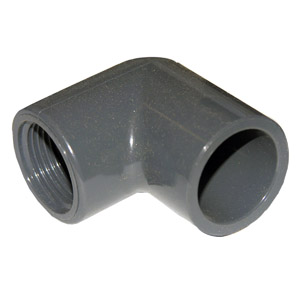 (image for) 3/4 PVC SCH 80 S X T 90 ELBOW - Click Image to Close
