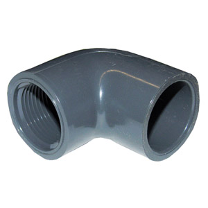 (image for) 1 PVC SCH 80 S X T 90 ELBOW - Click Image to Close