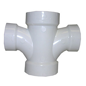 (image for) 2X1 1/2 PVC DBLE SAN TEE - Click Image to Close