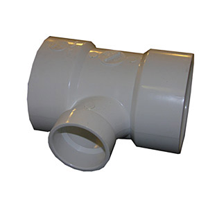 (image for) 3"X3"X 1 1/2 PVC SAN. TEE - Click Image to Close