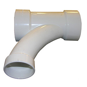 (image for) 2" PVC LONG TURN T-Y