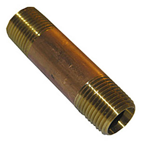 (image for) 1/8 X 4 1/2 BRASS NIPPLE