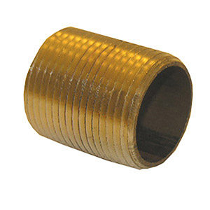 (image for) 1 X CLOSE BRASS NIPPLE