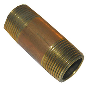 (image for) 1 X 3 1/2 BRASS NIPPLE