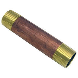 (image for) 1 X 5 1/2 BRASS NIPPLE