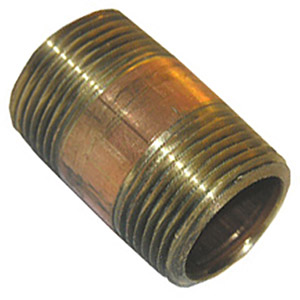 (image for) 1 1/2 X 2 BRASS NIPPLE