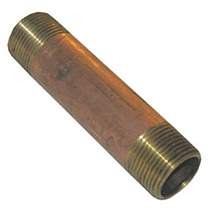 (image for) 1 1/2 X 5 BRASS NIPPLE