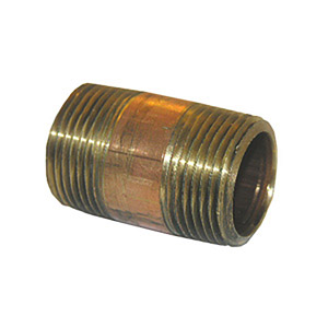 (image for) 2 X 2 1/2 BRASS NIPPLE