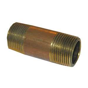 (image for) 2 X 3 1/2 BRASS NIPPLE