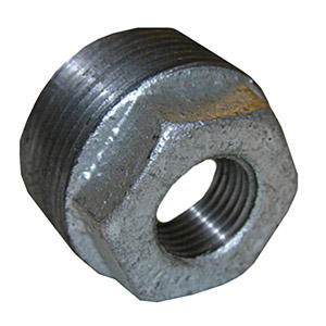 (image for) 1-1/2 X 1/2 GALV HEX BUSHING