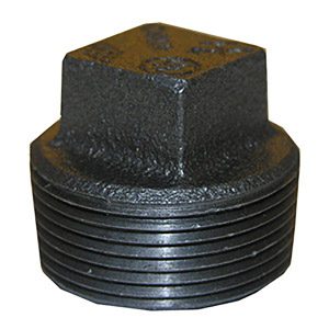 (image for) 1-1/4 BLACK SQUARE HEAD PLUG - Click Image to Close