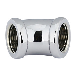 (image for) 1/2 CHROME PLATED BRASS 45 ELL