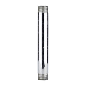 (image for) 3/8 X 4 1/2 CHROME PLATED BRASS NIPPLE