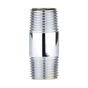 (image for) 1/2 X 2 CHROME PLATED BRASS NIPPLE