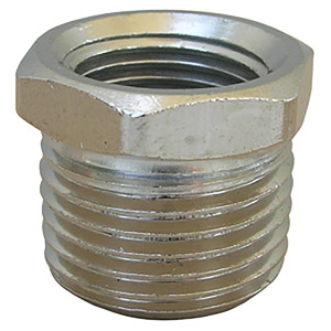 (image for) 1/2 X 3/8 CHROME PLATED BRASS BUSHING