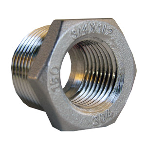 (image for) 3/4 X 1/2 SS HEX BUSHING
