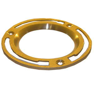 (image for) 4" BRASS LEAD CLOSET FLANGE - Click Image to Close