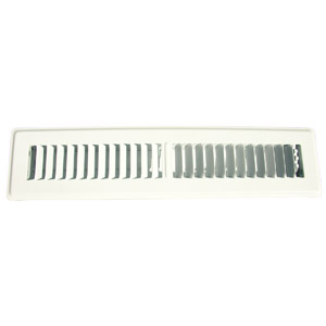 (image for) 2 X 14 WHITE FLOOR GRILLE